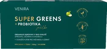 VENIRA Super Greens + probiotika jablko 30x 11,2 g