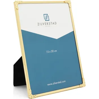 Rám na obraz Kovový stojací/na zeď rámeček ve zlaté barvě 16x21 cm Decora – Zilverstad ID_1647556