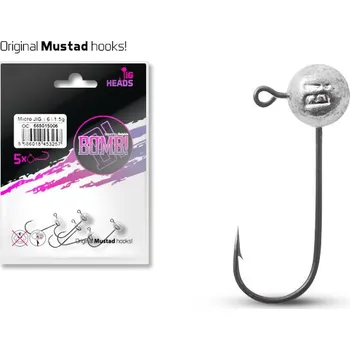 Delphin jigová hlavička bez límečku Bomb 10 g Varianta: 5 ks vel 5/0 (665100050)