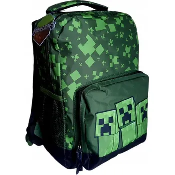 Školní batoh BATOH MINECRAFT > varianta 54952 tm. zelený