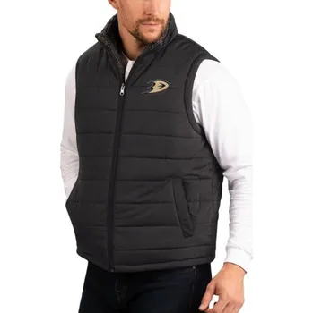 Pánská vesta G-III Pánská Oboustranná Vesta Anaheim Ducks NHL Power Hitter Reversible Vest Velikost: XL, Tým: Anaheim Ducks