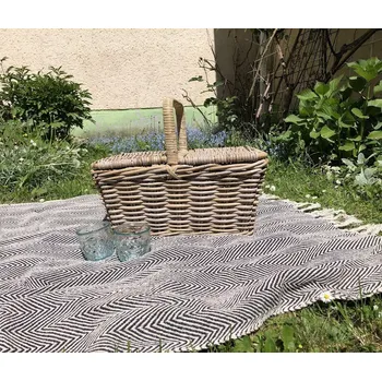 Obraz Ratanový piknikový koš