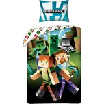HALANTEX Povlečení Minecraft zombie Bavlna, 140/200, 70/90 cm