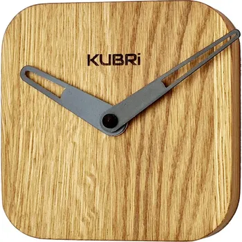 Hodiny Miniaturní dubové hodiny české výroby KUBRi 0039