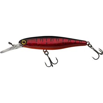 Umělá nástraha Wobler ILLEX Squirrel 61mm Suspending Aurora Red Tiger