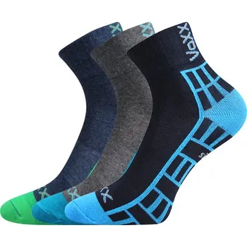 Dětské ponožky 3 kusy v balení VoXX Maik mix vzorů B Velikost: 16-19