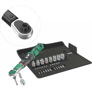 Klíč Wera 075832 Momentový klíč HEX 1/4" Safe-Torque A 2 Set 1 (2 ÷ 12 Nm) [Sada 23 dílů]
