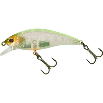 Umělá nástraha Wobler Illex Tricoroll Flat 45mm Sinking Chartreuse Back Yamame
