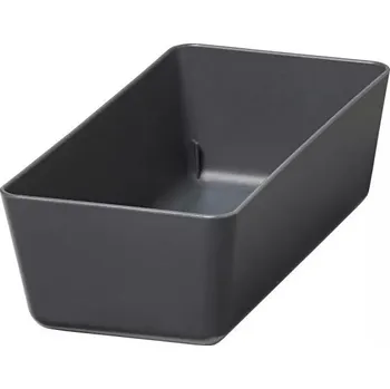 Příborník do zásuvky Goodhome Organizér do šuplíku, do kuchyně, příborník - NITAKI šedý plast (9x18)