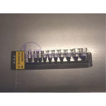 Gola sada Sada nástrčných klíčů, 10 ks, 3/8", 8-22mm