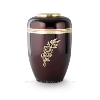 Smuteční dekorace Urna měděná 828ROSE