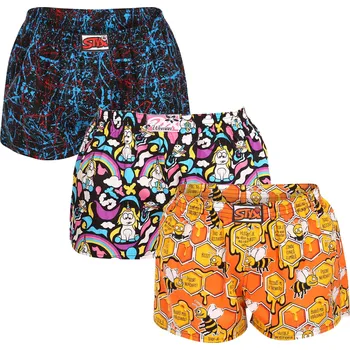 Dámské trenýrky 3PACK dámské trenky Styx art klasická guma vícebarevné (3K11834) L Možnost vrácení zboží ZDARMA do 120 dnů!