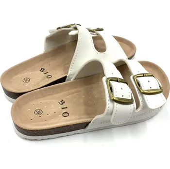 Dámské pantofle Numberoplus Dámské korkové biopantofle - Bílá Barva: Bílá, Velikost: 37