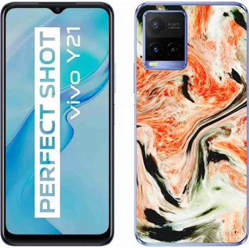 Pouzdro na mobilní telefon Gelový kryt mmCase na Vivo Y21/Y21s/Y33s - abstrakt 25