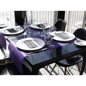 ubrus HOSTEX netkaný ubrus s potiskem modrá 1ks