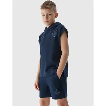 Chlapecké kraťasy Chlapecké teplákové kraťasy 4F velikost 146 modrá