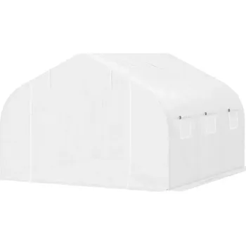 Fóliovník Zahradní skleník fóliovník dveře na zip 4,45 x 3 x 2,05 m