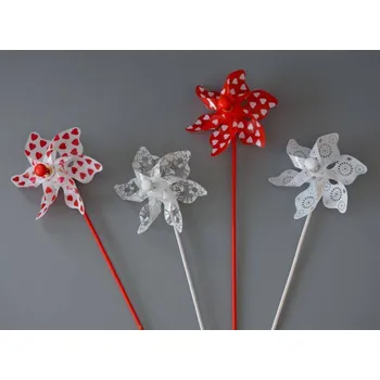 Dekorační větrník BAREVNÝ vzor N - TRANSPARENTNÍ