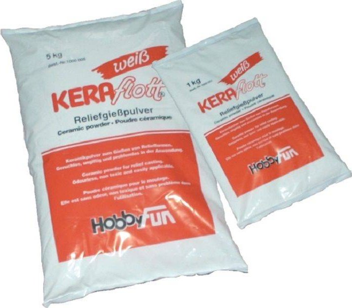 Keraflott - bílá odlévací hmota 5 kg