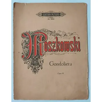 Moszkowski - Gondoliera