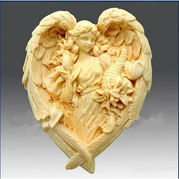 Silikonová forma - Panna v křídle 70 x 93 x 33 mm