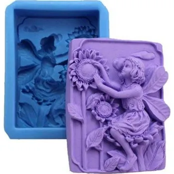 Silikonová forma - Květinová víla I - 78 x 56 x 26 mm