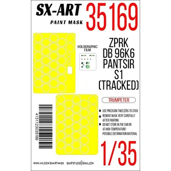Plastikový model 1/35 Paint mask ZPRK DB 96K6 Pantsir-S1 (Tracked)