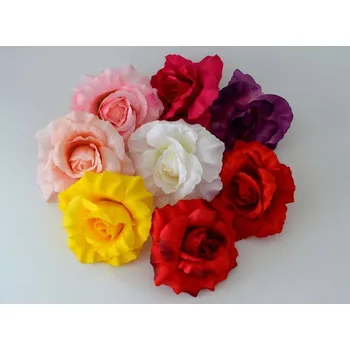 umělá květina Umělý květ - Kvetoucí růže 1 ks FIALOVÁ