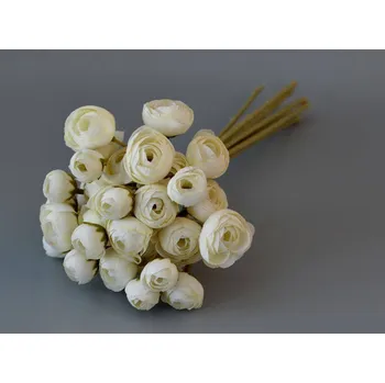 umělá květina Umělá kytice - Poupata bílá