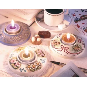 Forma na odlévání Forma na odlévání sádry, model. hmot - Svícny 2 ks - D