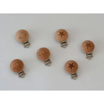 Dřevěný klip HVĚZDIČKA