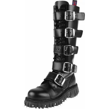 Pánská zimní obuv boty kožené unisex - Polido Black - NEVERMIND - 1412005BZ_PolidoBlack - 43