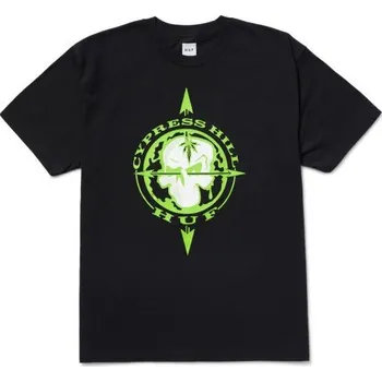 Pánské tričko TRIKO HUF x Cypres Hill Blunted Compass - černá - M + při osobním odběru 921 Kč
