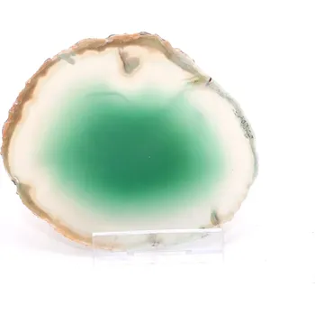 Přírodní kámen Magieprirody.cz Achátový plát velikost 8 cm + stojánek #1895 - Top kvalita