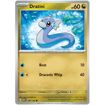 Sběratelská karetní hra Pokémon TCG Dratini 147/165 - Reverse Holo