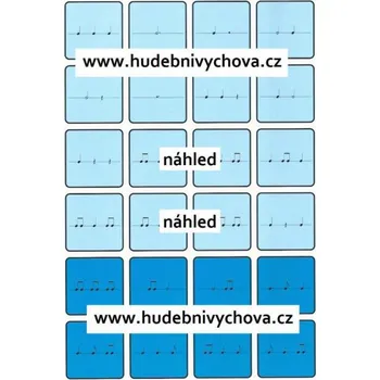 Pexeso Markéta Macháčová - rytmické pexeso 3/4 takt