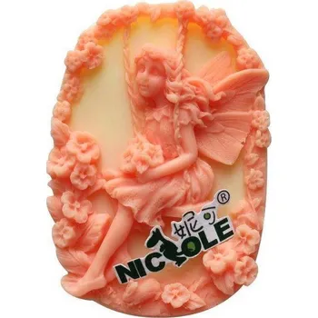 Silikonová forma - Víla na houpačce 82 x 58 x 28 mm