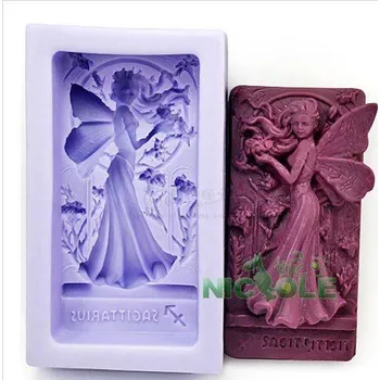 Silikonová forma - Víla střelec 106 x 56 x 38 mm