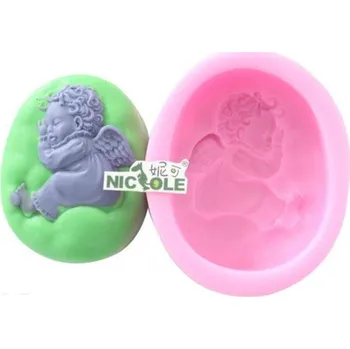 Silikonová forma - Spící andílek 55 x 70 x 28 mm