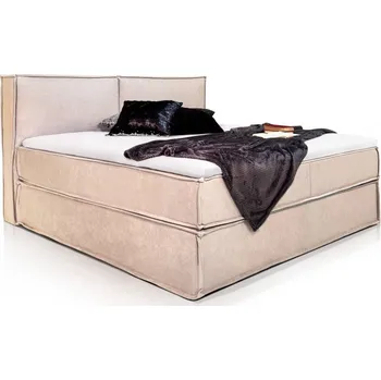 Postel Boxspring postel Annabella béžová 200x200
