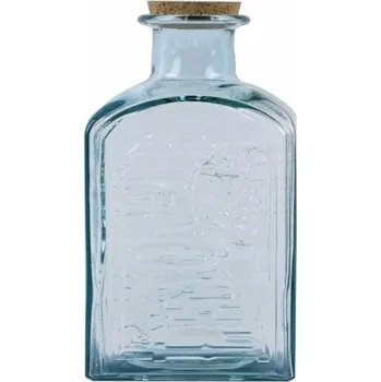 Sklenice Mediterranea Lifestyle ECO Lahev z recyklovaného skla na limonádu s korkovým uzávěrem 2 L, zelená, 12x29 cm (balení obsahuje 1ks)|Ego Dekor