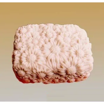 Silikonová forma - mýdlo kopretiny 80 x 60 x 30 mm