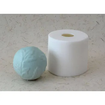 Silikonová forma - Koule s listy prům. 80 mm