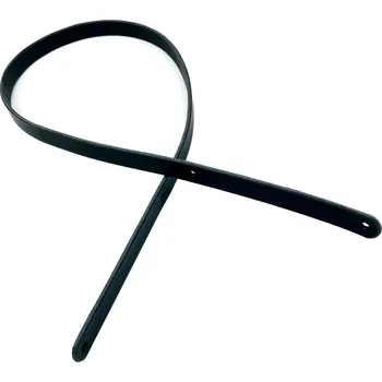 MMboutique Kožené ucho 100 cm černé