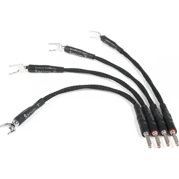 Audio kabel Chord Sarum propojovací klema vidlička - banánek