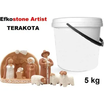 Modelovací hmota EFKOART EFKOSTONE Artist TERAKOTA 5 kg