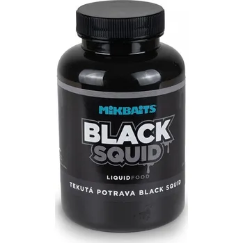 Návnadové aroma MIKBAITS - Tekutá Potrava Black Squid 300 ml