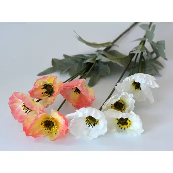 umělá květina Umělé květiny - Mák RŮŽOVÝ