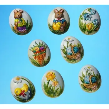 Forma na odlévání sádry, model. hmot - Vajíčka 1