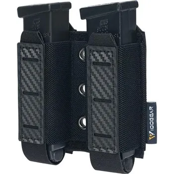 Příslušenství pro sportovní střelbu Sumka na 2 pistolové zásobníky - černá 302c